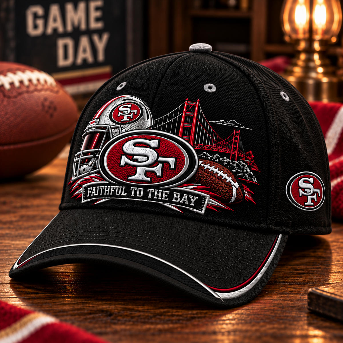 🇺🇸 Last Day Promo: 49% OFF🏈 Faithful To The Bay Fan Cap – Game Day Football Pride Baseball Hat