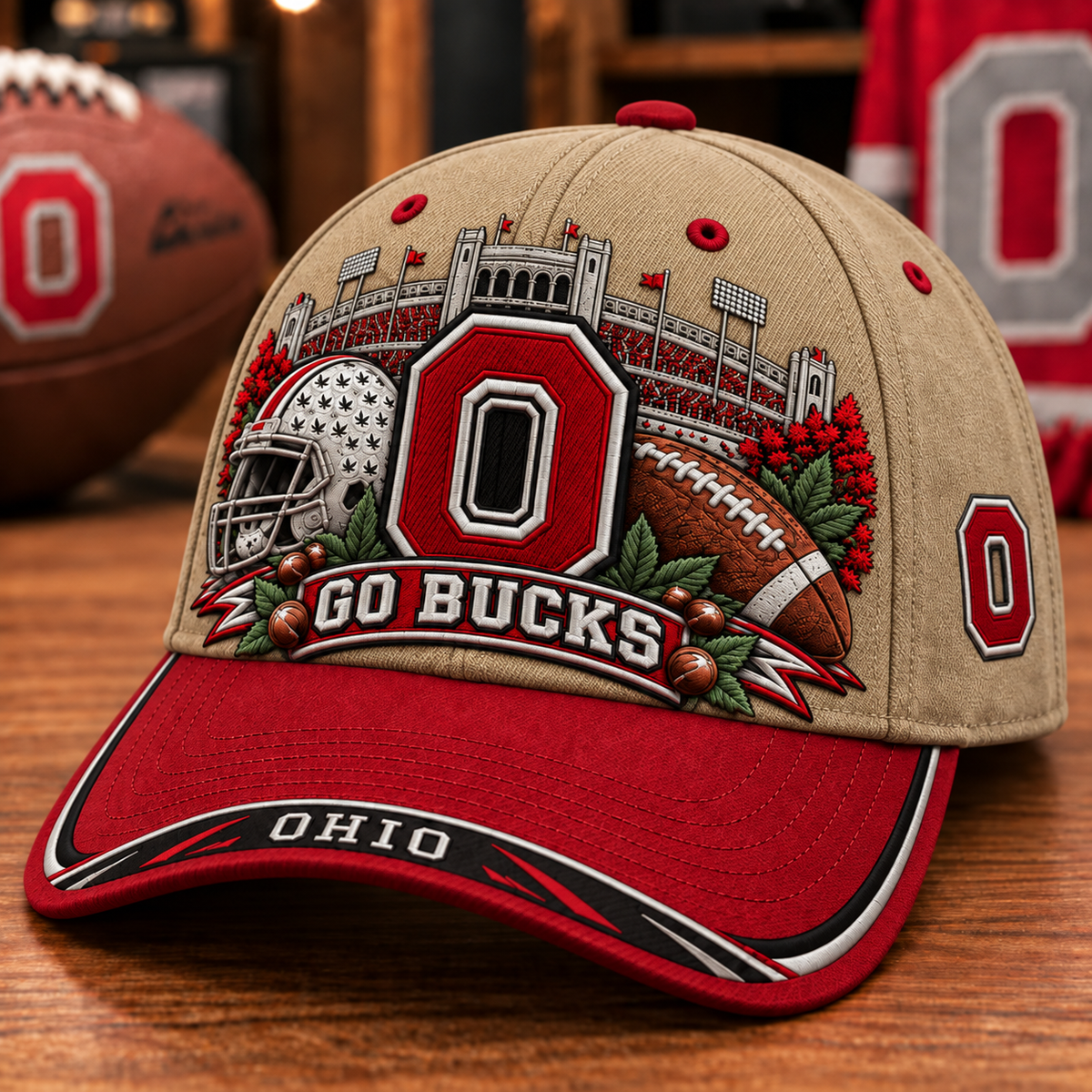 🇺🇸 Last Day Promo: 49% OFF🏟️ GO BUCKS Game Day Cap