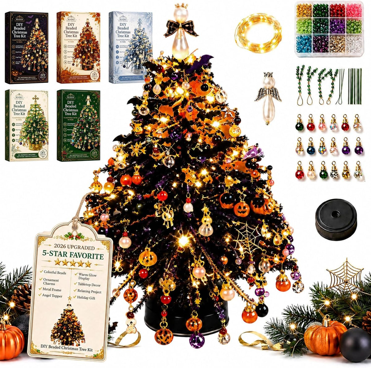 🎄🔥 2027 Ultimate DIY Crystal Christmas Tree Kit – Build Your Own Sparkling 3D Holiday Masterpiece!