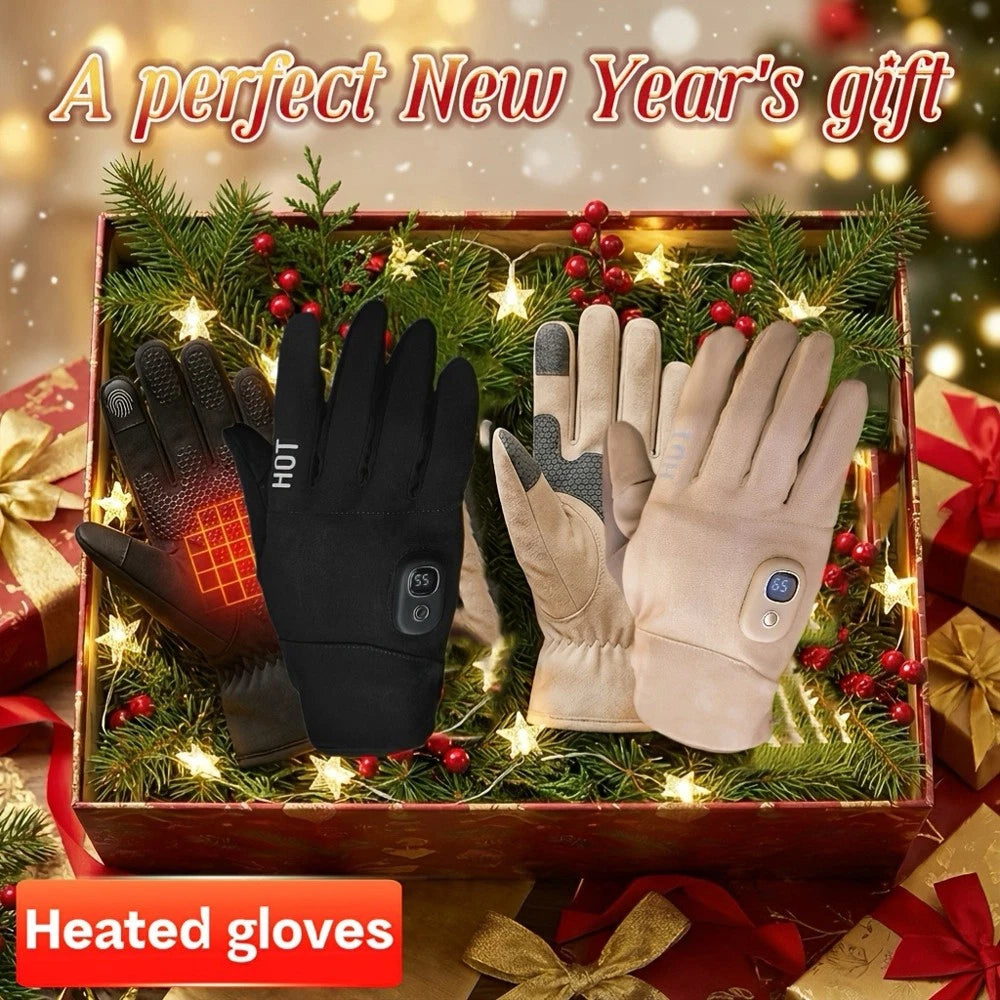 đ„Rechargeable Heated Touchscreen Gloves â Battery-Powered Winter Work Gloves with Heating Function, Thin, Flexible Design, and Touchscreen Fingertips for Men and Women