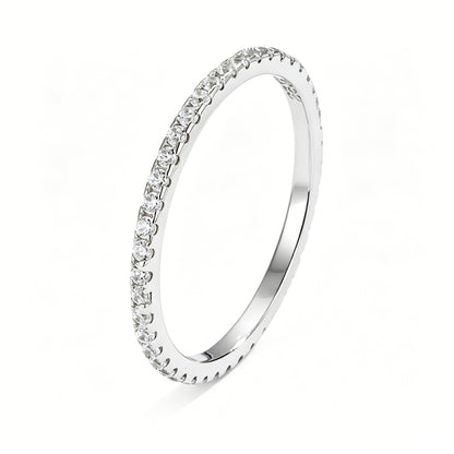 Luxury Radiant Cut Moissanite Ring Set