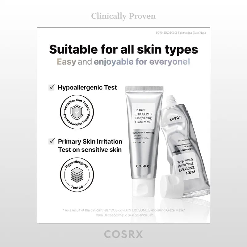 COSRX PDRN-Exosome Skinplaning Glaze Mask (50ml)