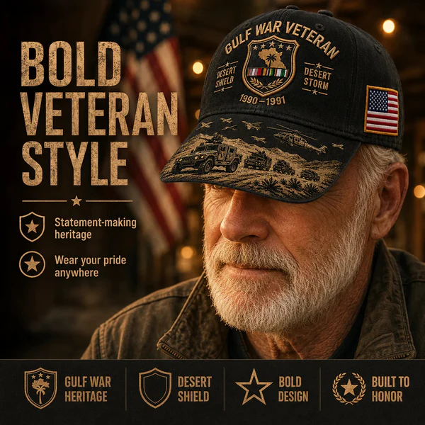 🏆Last Day Promo: 45% OFF!  Desert Storm Commemorative Cap - Gulf War Tribute Edition