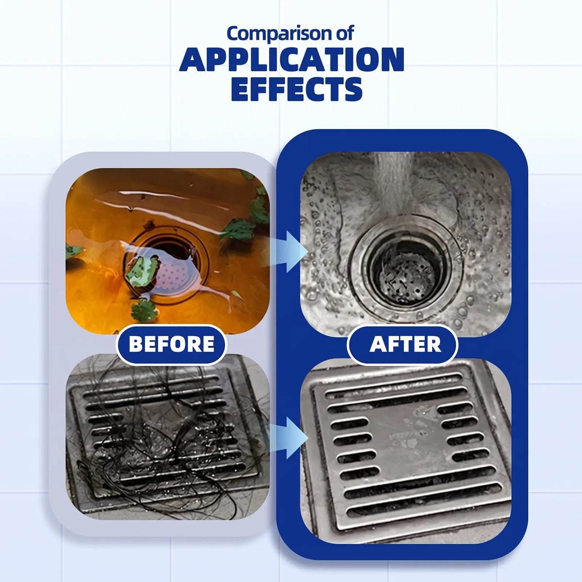Powerful Drain Cleaner 320g – Fast Clog Remover for Kitchen, Sink & Toilet Drains