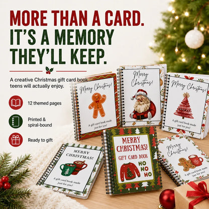 🎄 50% OFF — Christmas Gift Card Book | The Perfect Holiday Gift!