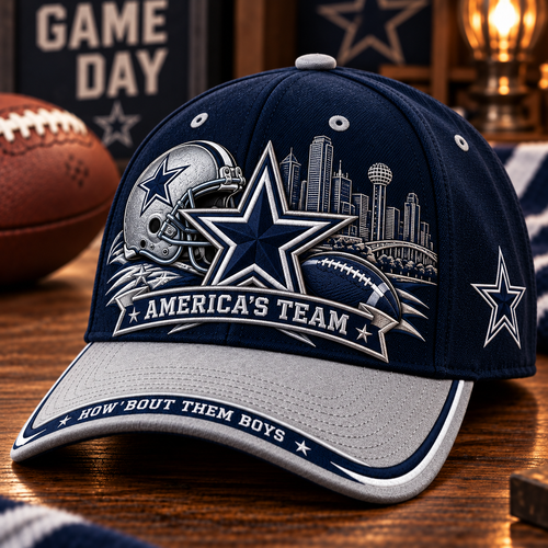 🇺🇸 Last Day Promo: 49% OFF⭐ America’s Team How ’Bout Them Boys Football Fan Cap