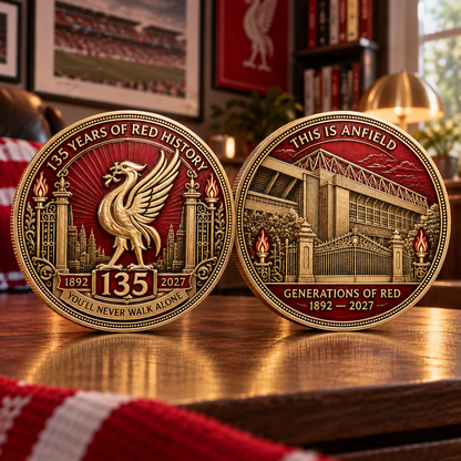 🇺🇸 Last Day Promo: 49% OFF🔴135th Anniversary Red History Commemorative Coin