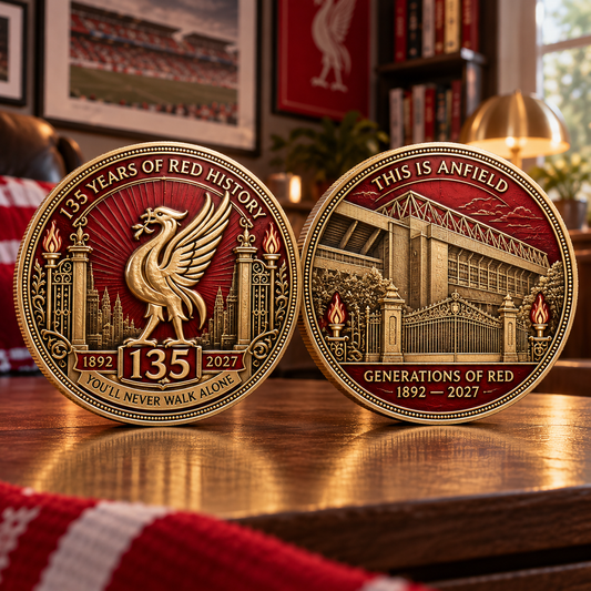 🇺🇸 Last Day Promo: 49% OFF🔴135th Anniversary Red History Commemorative Coin