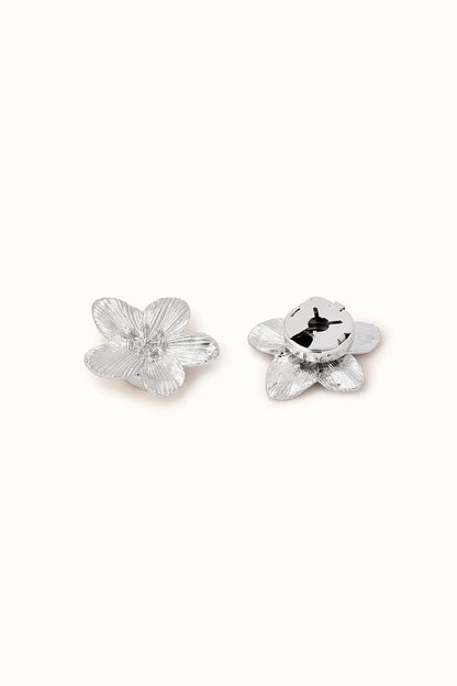 🌸 Rhinestone Flower Button Covers – Elegant Floral Cufflink Clips for Men & Women