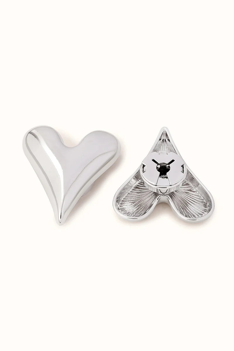 🌸 Rhinestone Flower Button Covers – Elegant Floral Cufflink Clips for Men & Women
