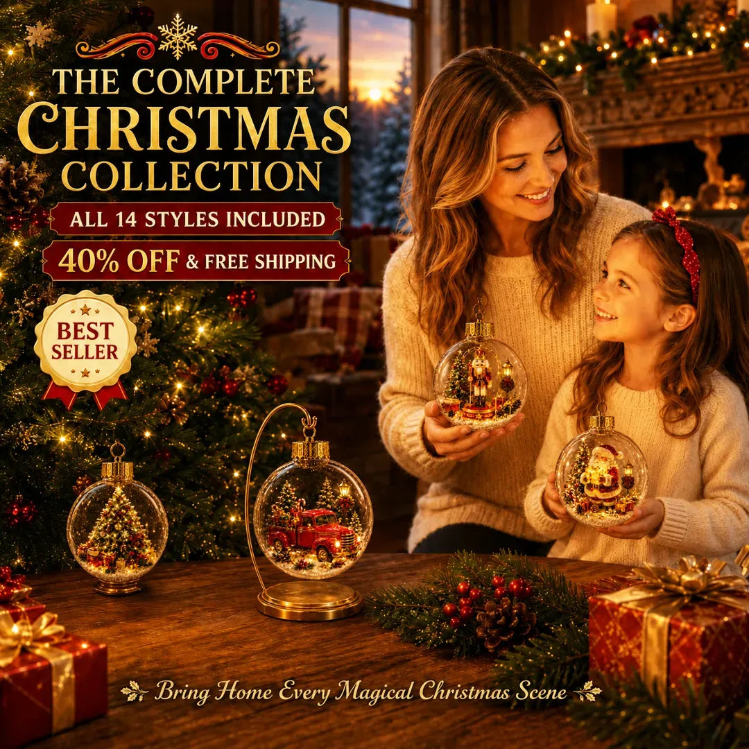 ✨🎄 Light-Up Christmas Story Ornament – Magical Mini Holiday Scene Decor