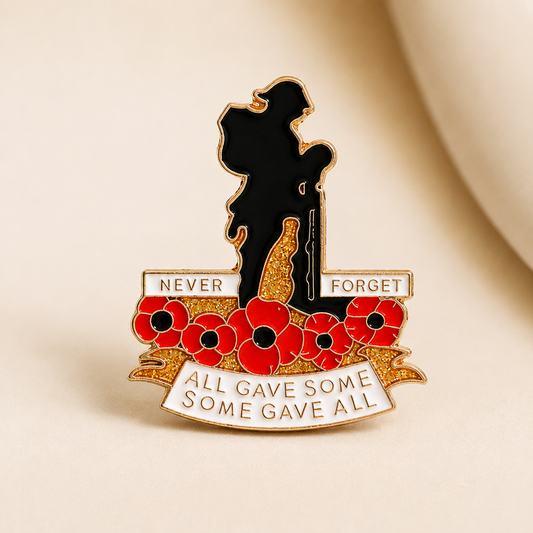 🌺 Limited Edition Red Poppy 111th Anniversary Remembrance Brooch