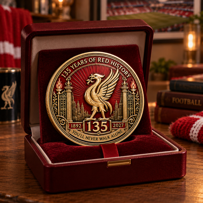 🇺🇸 Last Day Promo: 49% OFF🔴135th Anniversary Red History Commemorative Coin