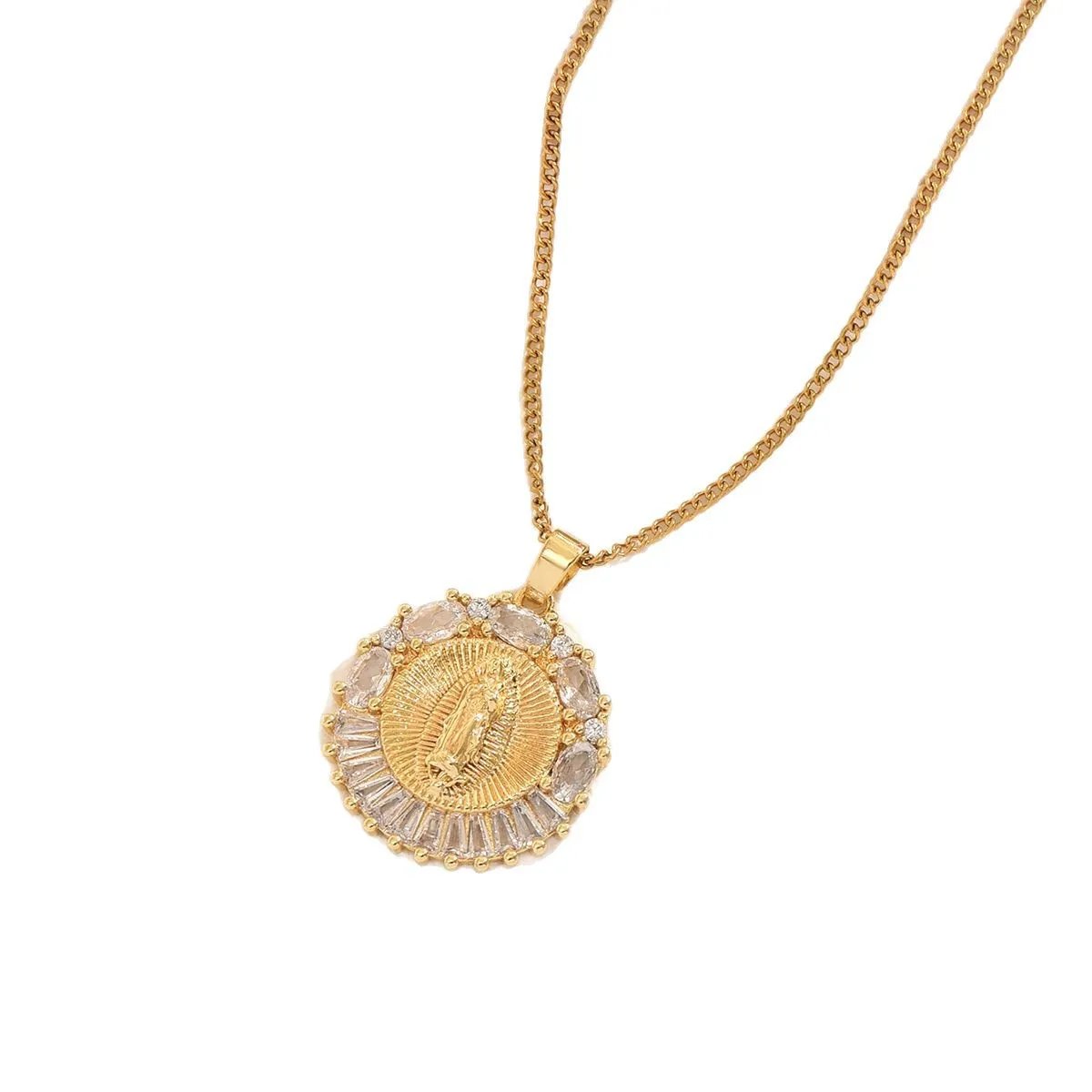 Stainless Steel Virgin Mary Necklace