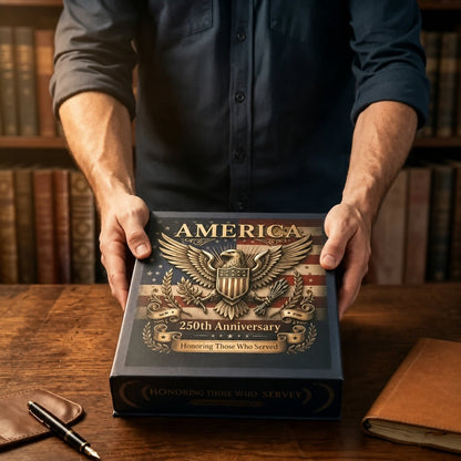 🔥HOT SALE✨9PCS USA 250th Anniversary Commemorative Coin Gift Set