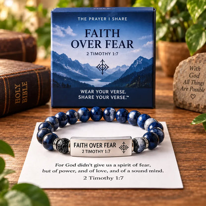✝️ Wear Your Verse Scripture Bracelet | 6 Meaningful Bible Messages with Coordinating Beads & Gift Box