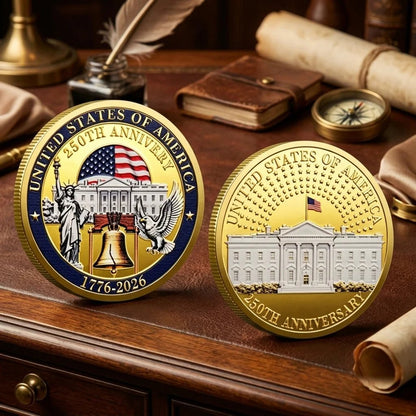 🔥HOT SALE✨9PCS USA 250th Anniversary Commemorative Coin Gift Set