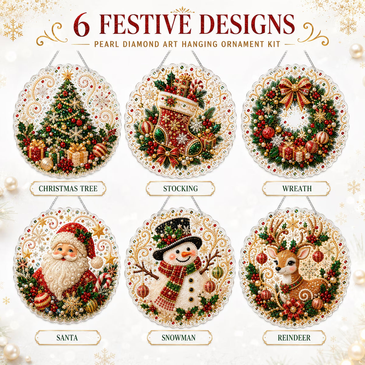 🔥LAST DAY 50% OFF 💎DIY Pearl and Diamond Painting “Sun Catcher” Set – 8-inch Round Crystal Window Ornament.
