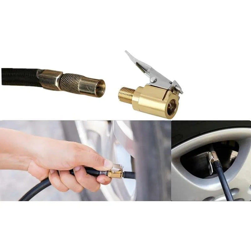 🔥👍Tire valve stems with clip-on adapters, leak-proof tire valve stems compatible with vehicle inflators, compressors, and air pumps — Connectors and Accessories
