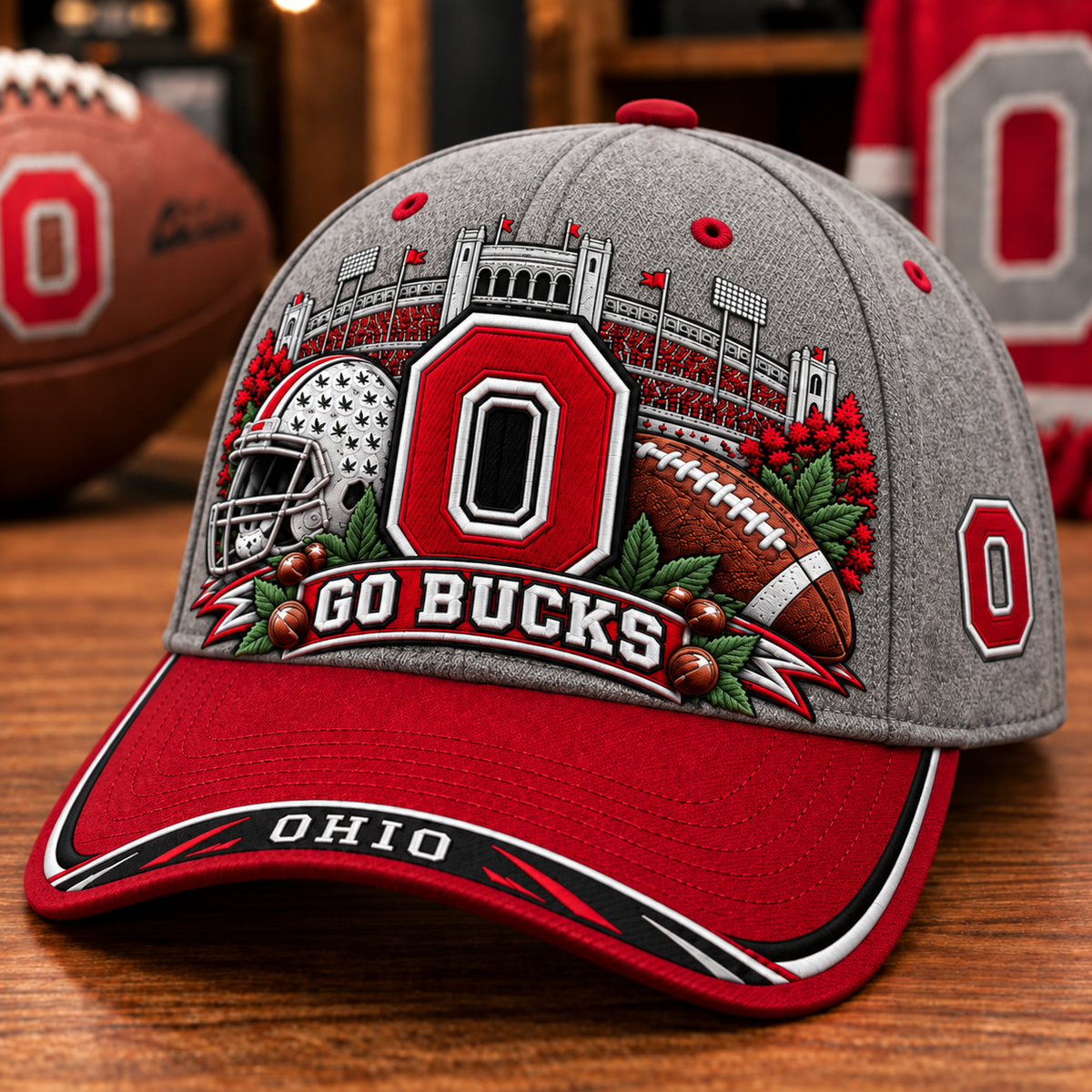 🇺🇸 Last Day Promo: 49% OFF🏟️ GO BUCKS Game Day Cap