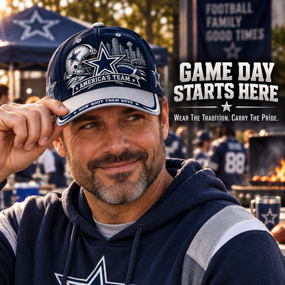 🇺🇸 Last Day Promo: 49% OFF⭐ America’s Team How ’Bout Them Boys Football Fan Cap