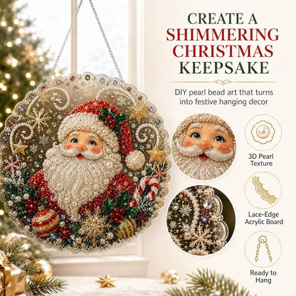 🔥LAST DAY 50% OFF 💎DIY Pearl and Diamond Painting “Sun Catcher” Set – 8-inch Round Crystal Window Ornament.
