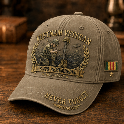 🇺🇸 Last Day Promo: 49% - 🎁Vietnam Veteran 58,479 Remembered Cap