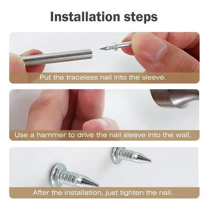 🛠️ Double Head Finish Nails Kit – Seamless Baseboard & Trim Installation Without Visible Nail Marks