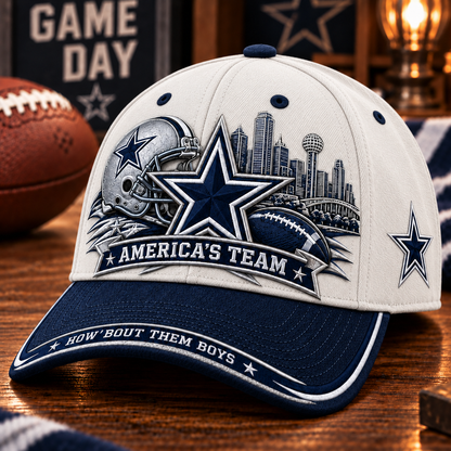 🇺🇸 Last Day Promo: 49% OFF⭐ America’s Team How ’Bout Them Boys Football Fan Cap