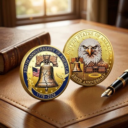 🔥HOT SALE✨9PCS USA 250th Anniversary Commemorative Coin Gift Set