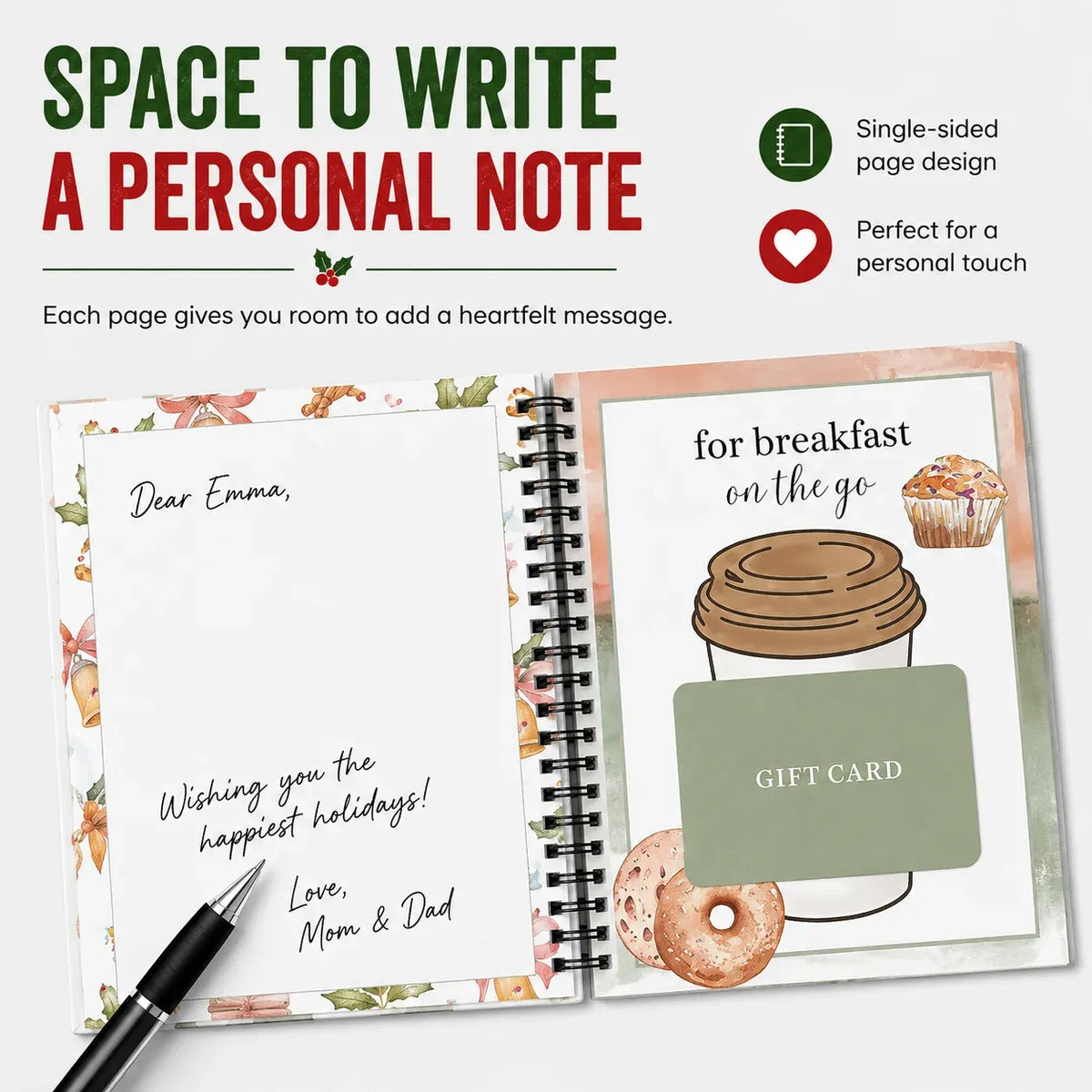 🎄 50% OFF — Christmas Gift Card Book | The Perfect Holiday Gift!
