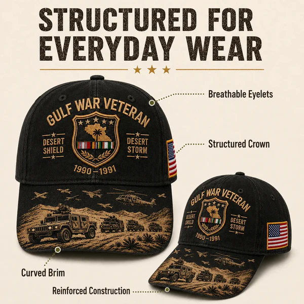 🏆Last Day Promo: 45% OFF!  Desert Storm Commemorative Cap - Gulf War Tribute Edition