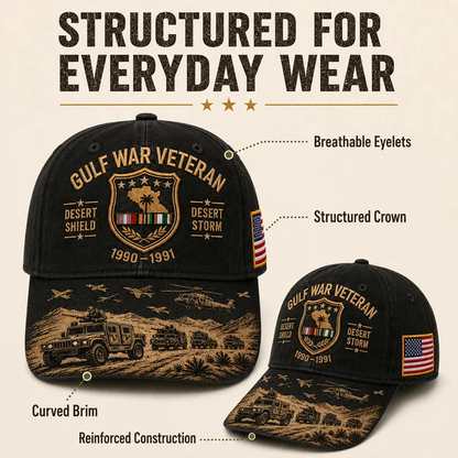🏆Last Day Promo: 45% OFF!  Desert Storm Commemorative Cap - Gulf War Tribute Edition