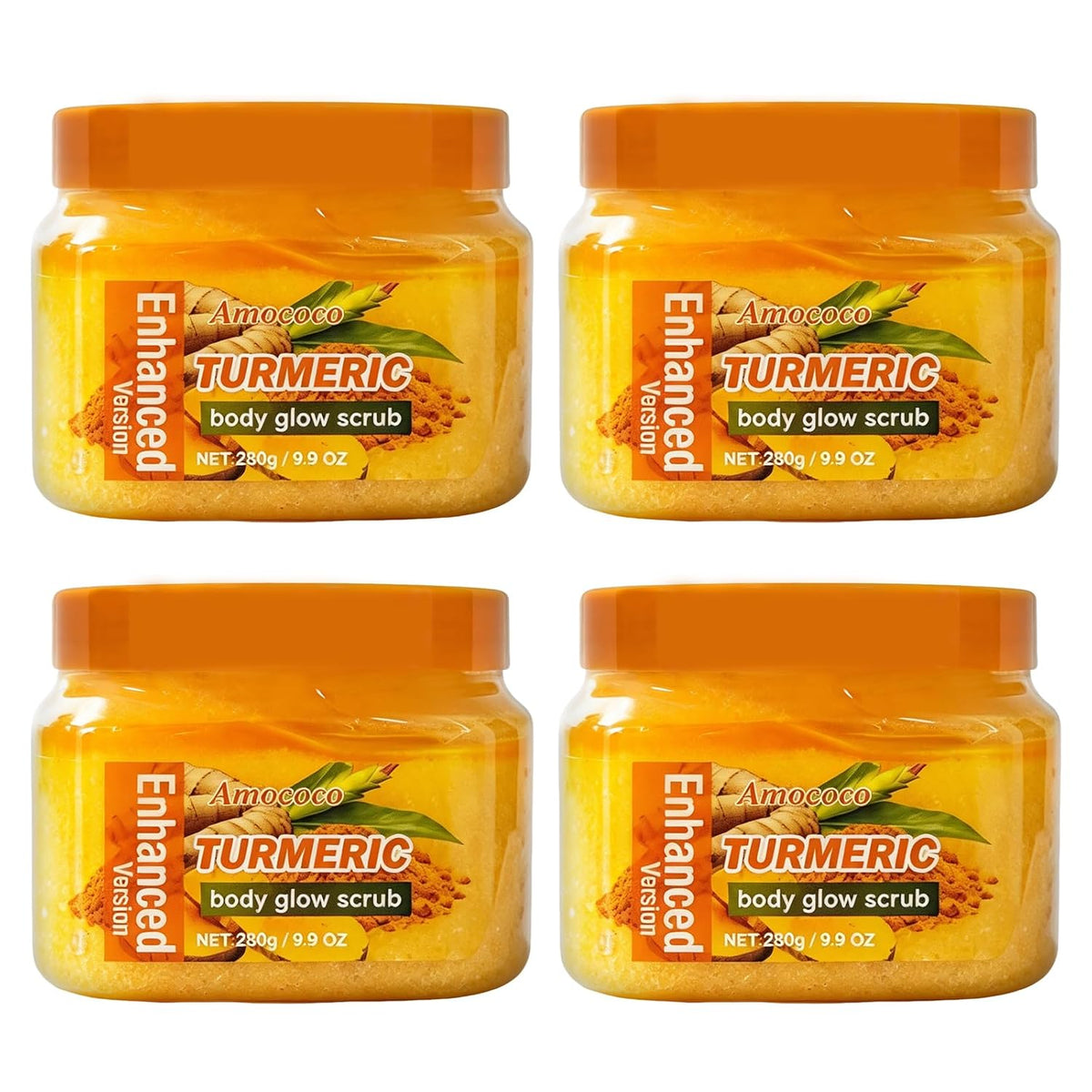 🛁 Golden Turmeric Body Scrub—Revitalizes dull skin, gently exfoliates, and enhances skin radiance