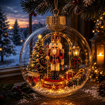 ✨🎄 Light-Up Christmas Story Ornament – Magical Mini Holiday Scene Decor