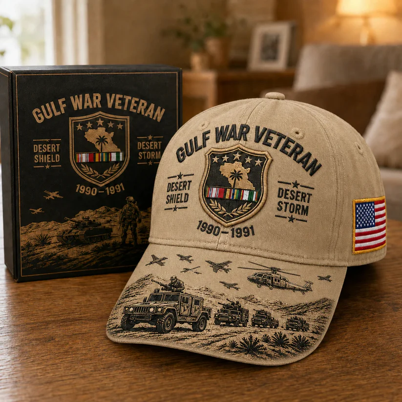🏆Last Day Promo: 45% OFF!  Desert Storm Commemorative Cap - Gulf War Tribute Edition