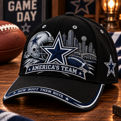🇺🇸 Last Day Promo: 49% OFF⭐ America’s Team How ’Bout Them Boys Football Fan Cap