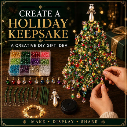 🎄🔥 2027 Ultimate DIY Crystal Christmas Tree Kit – Build Your Own Sparkling 3D Holiday Masterpiece!