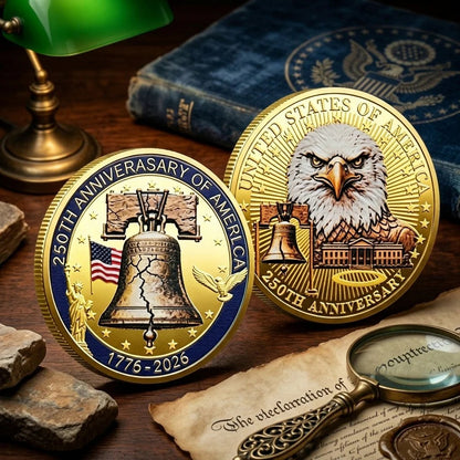 🔥HOT SALE✨9PCS USA 250th Anniversary Commemorative Coin Gift Set