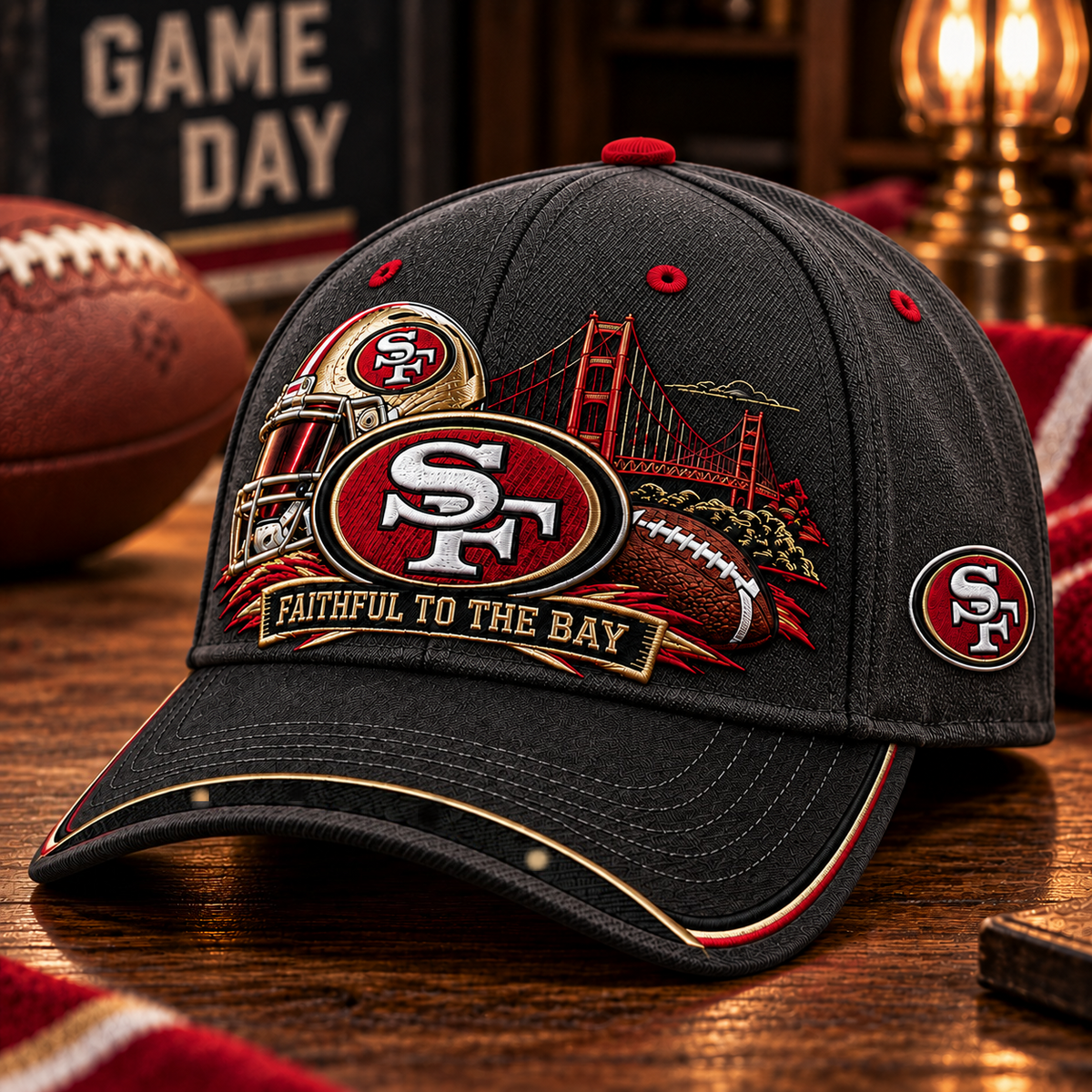 🇺🇸 Last Day Promo: 49% OFF🏈 Faithful To The Bay Fan Cap – Game Day Football Pride Baseball Hat