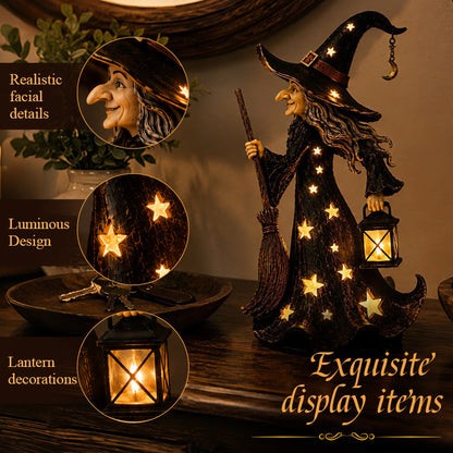 Star Witch Night Light Ornaments