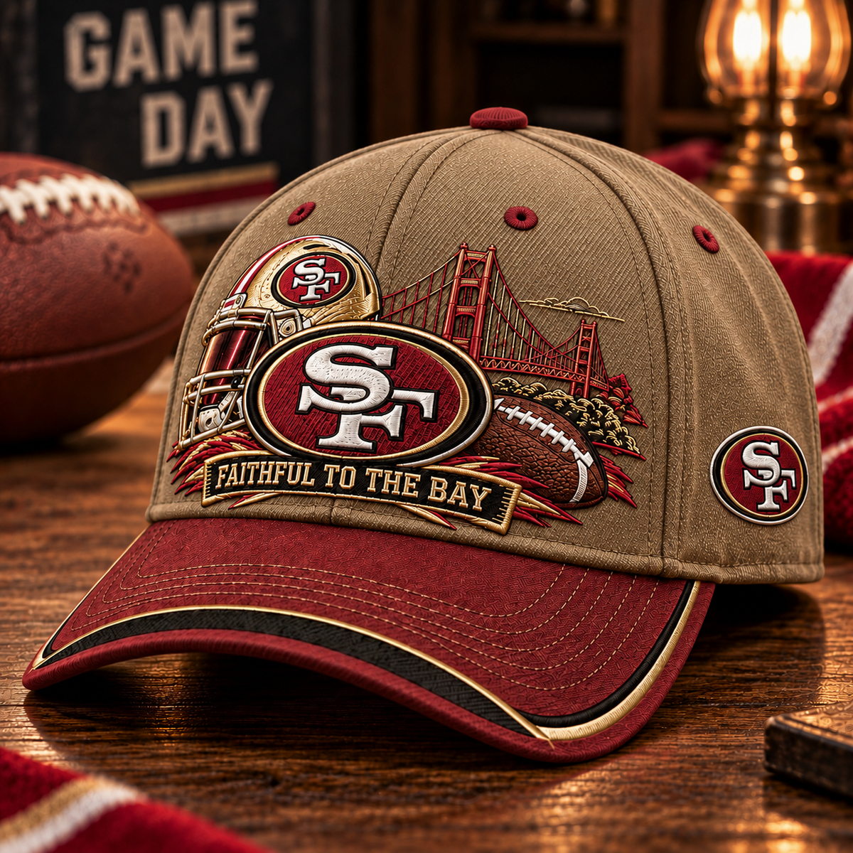 🇺🇸 Last Day Promo: 49% OFF🏈 Faithful To The Bay Fan Cap – Game Day Football Pride Baseball Hat