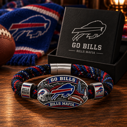 🇺🇸 Last Day Promo: 49% 🏈 Buffalo Football Heritage Braided Bracelet