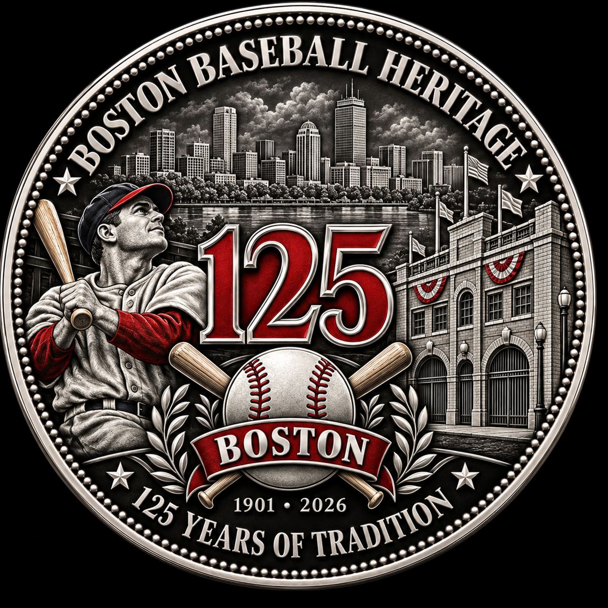 🇺🇸 Last Day Promo: 49% OFF ⚾ 125th Anniversary Baseball Tradition Commemorative Coin