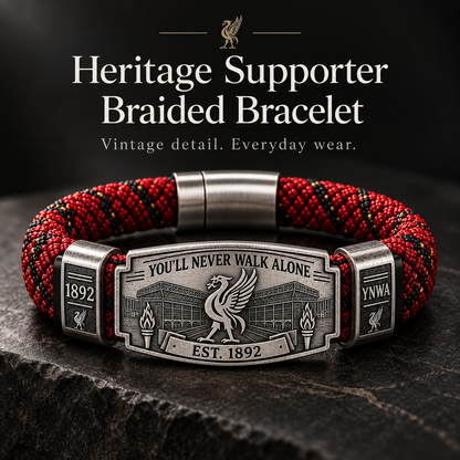 ⚡ Limited Time 50% OFF – Heritage Supporter Braided Bracelet