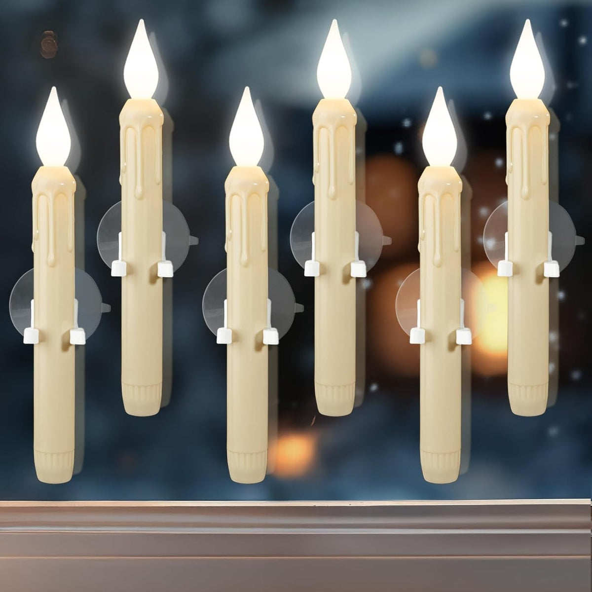 2026 Hot Sale - Window Candles with Sensor Dusk to Dawn