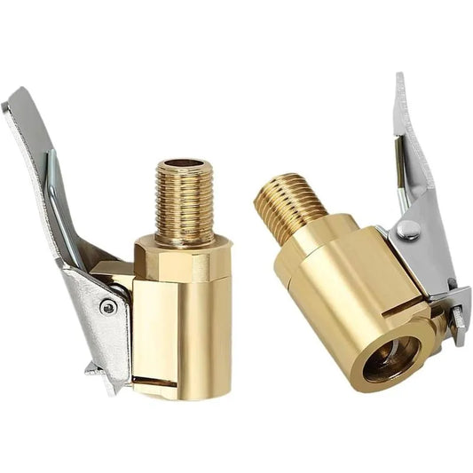 🔥👍Tire valve stems with clip-on adapters, leak-proof tire valve stems compatible with vehicle inflators, compressors, and air pumps — Connectors and Accessories