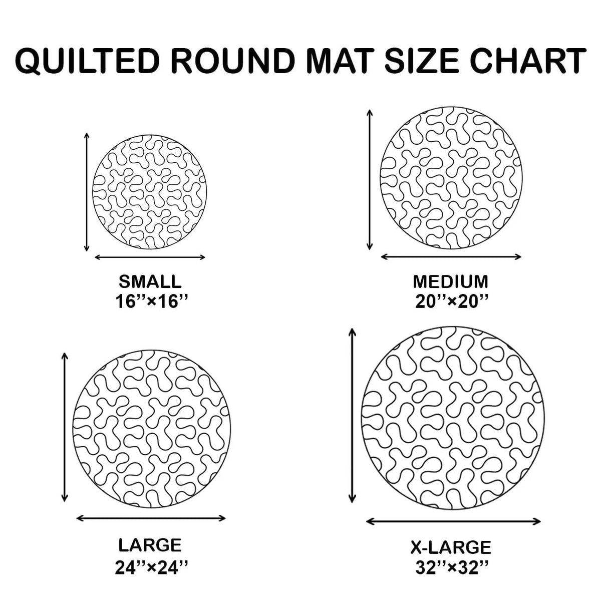 🔥Last Day 52% OFF - 👻3D Skeleton Vortex Quilted Round Halloween Rug👻
