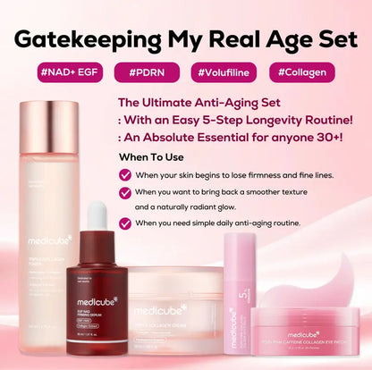 [medicube] Gatekeeping My Real Age Set | K-Beauty