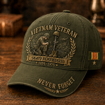 🇺🇸 Last Day Promo: 49% - 🎁Vietnam Veteran 58,479 Remembered Cap